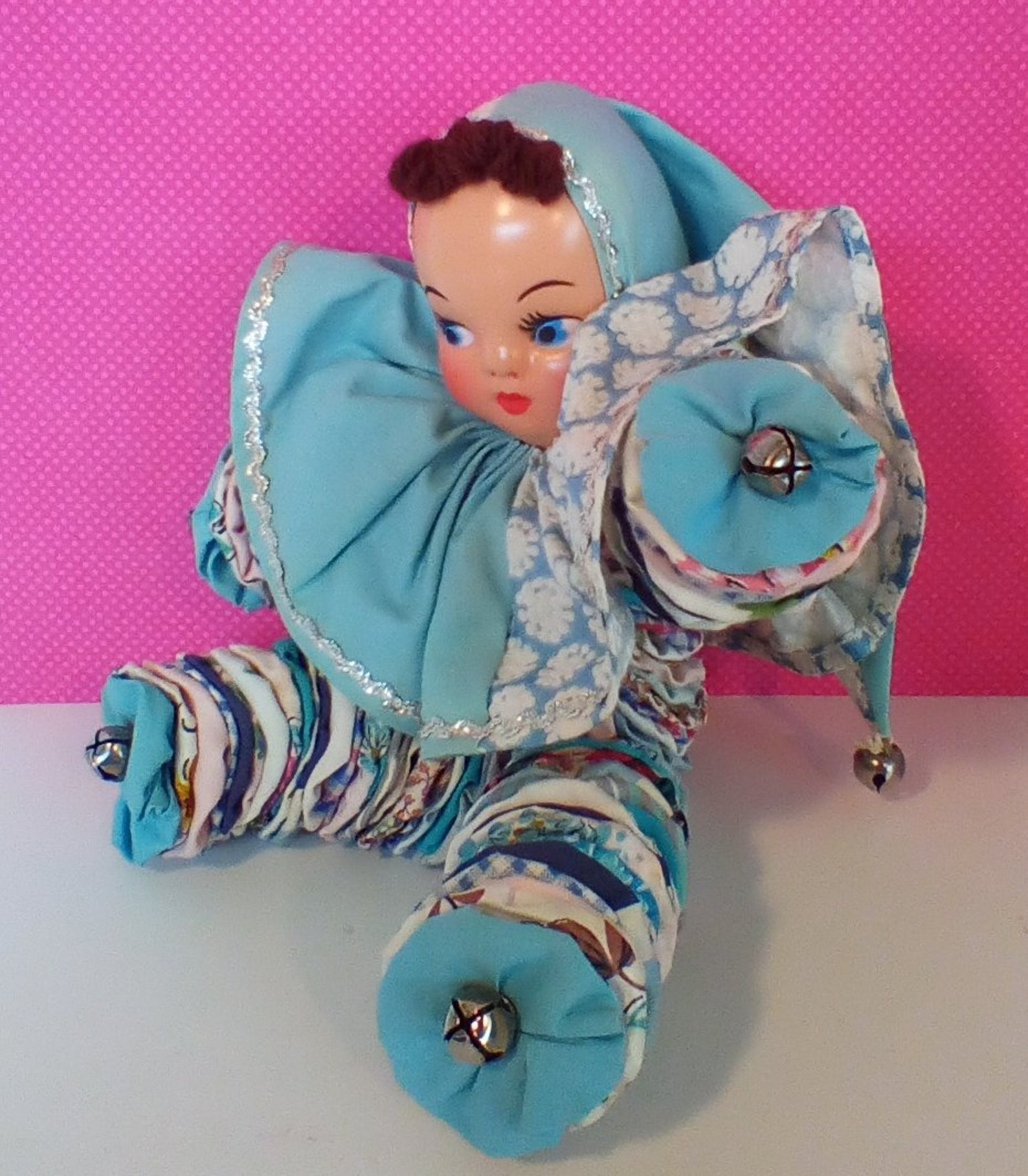 Vintage Handmade YoYo Doll unique eclectic toy child decor Etsy