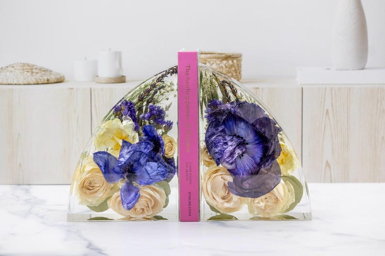bookend-flower-preservation-wedding-flower-bookend-floral-book-end