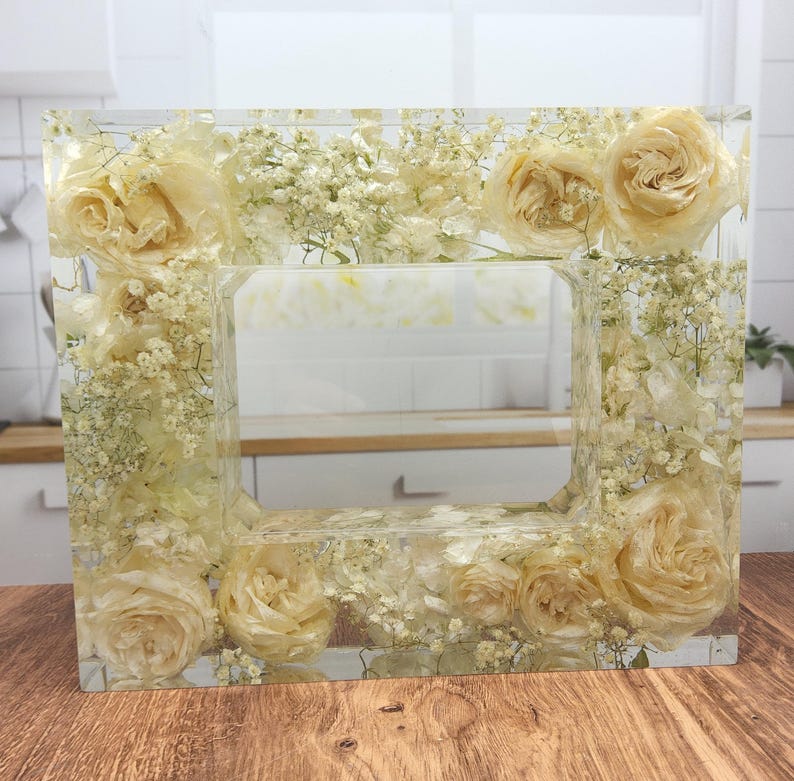 Bouquet Preservation Picture 5x7 Photo Frame for Wedding Picture