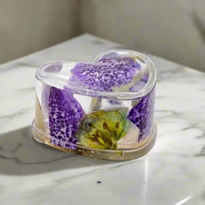 Wedding Bouquet Preservation Jewelry Box Flower Preservation Bouquet Keepsake Resin Jewelry Box for Wedding Band Box Flowers After Wedding