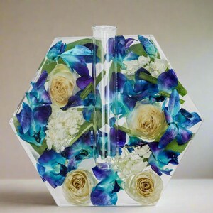 Blue Orchid Bouquet Preservation