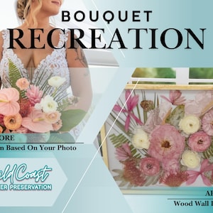 Wedding Bouquet Recreation Service Flower Preservation Recreate My Bouquet Preservation Wedding Flower Recreation Bridal Bouquet Flower Art