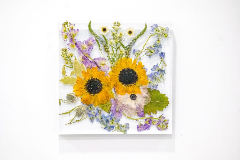 Wedding Bouquet Preservation Floating Frame