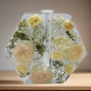 White Rose Bouquet Preservation