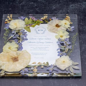 Pressed Flower Art Wedding Flower Preservation