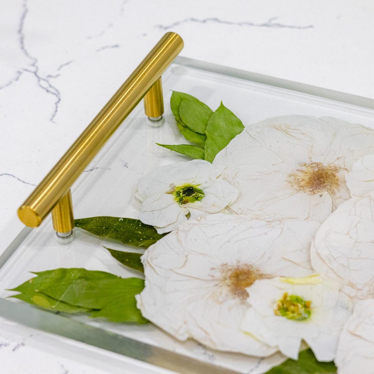 Bridal Bouquet Flower Preservation Resin Flower Tray