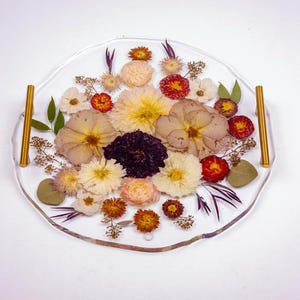 Wedding Flower Preservation Resin Tray Bridal Bouquet Preservation Tray Flower Resin Tray Floral Preservation Serving Tray Preserve Bouquet