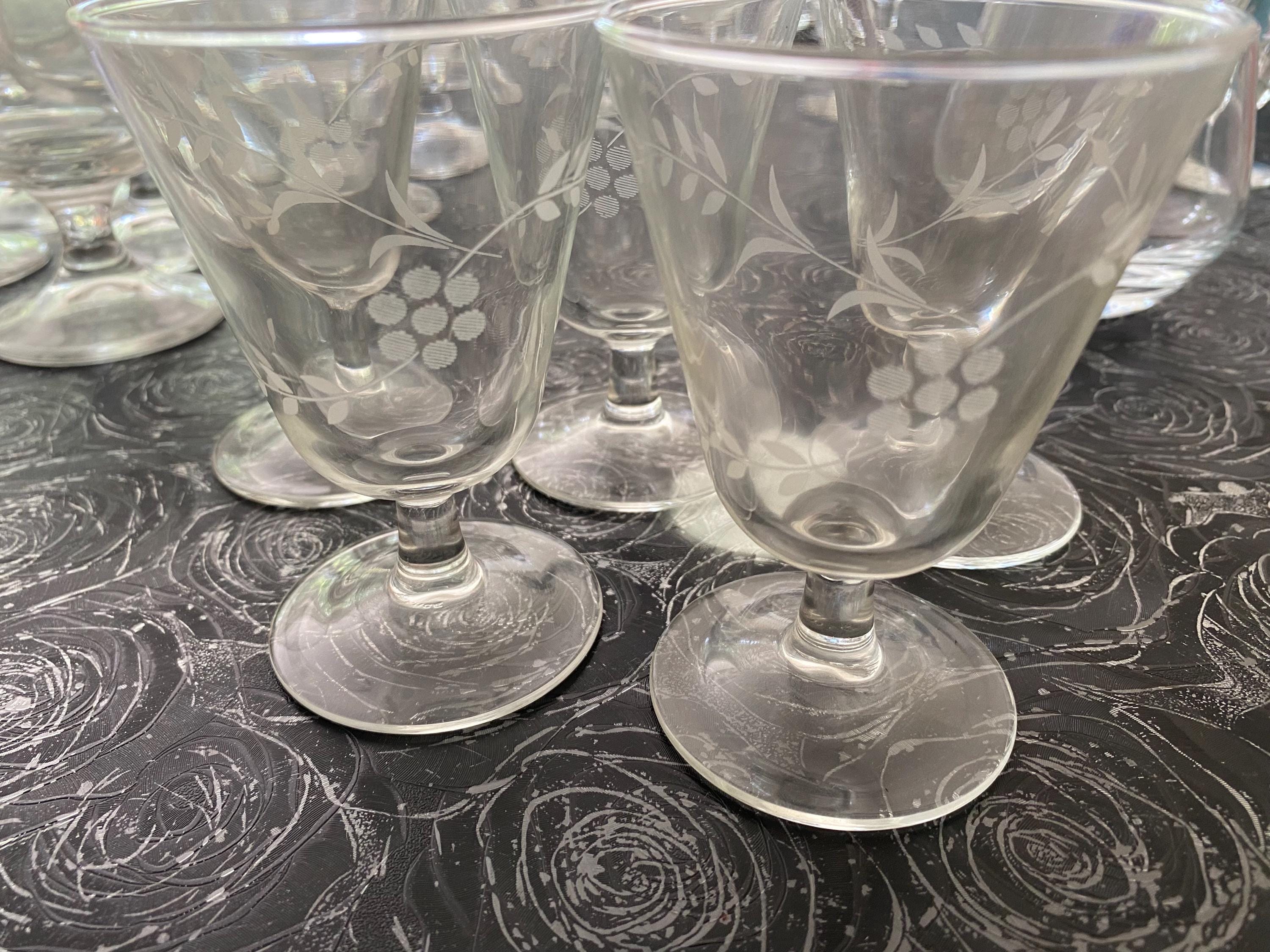 Lot 9 verres Duralex - Arts de la table