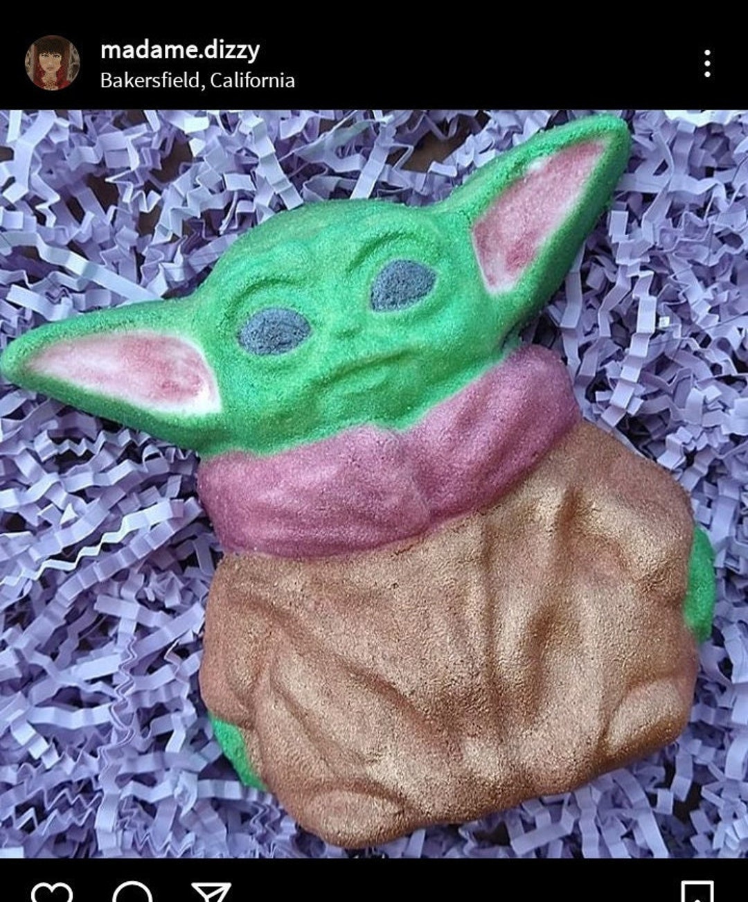 Baby Yoda Bath Bomb Etsy