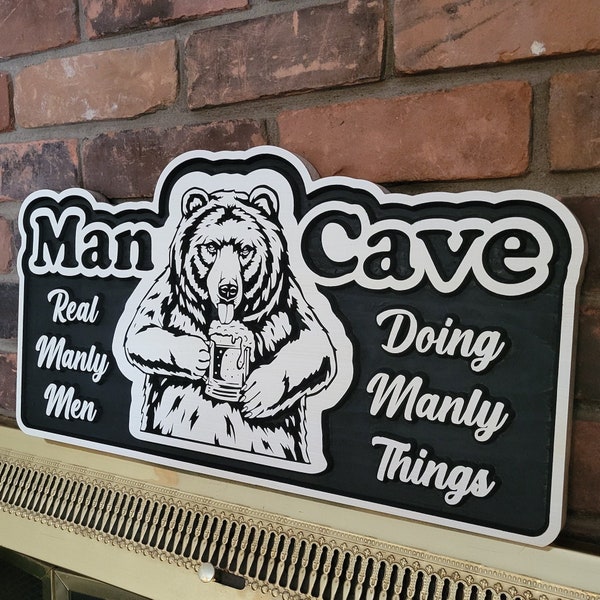Lick that beer Man cave. Digital files for V-bit engraving in wood, MDF with CNC router.