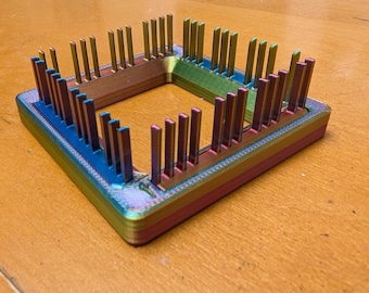 Square Loom Frames (No Nails, 3-Pin loom) - 1" , 2", 3", 4" and 6" sizes -- USA SHIPPING