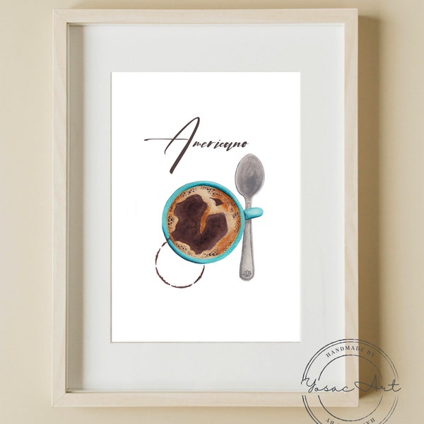 Coffee Ring Art Etsy