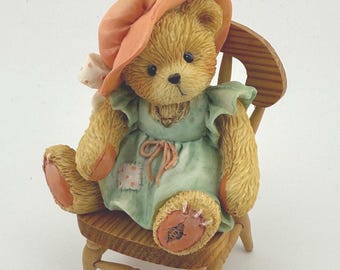 Cherished Teddies Figurines With Display/wall Shelf - 'our