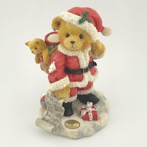 Cherished Teddies Santa Series - Etsy