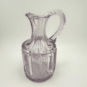 Antique Violet Depression Glass Cruet