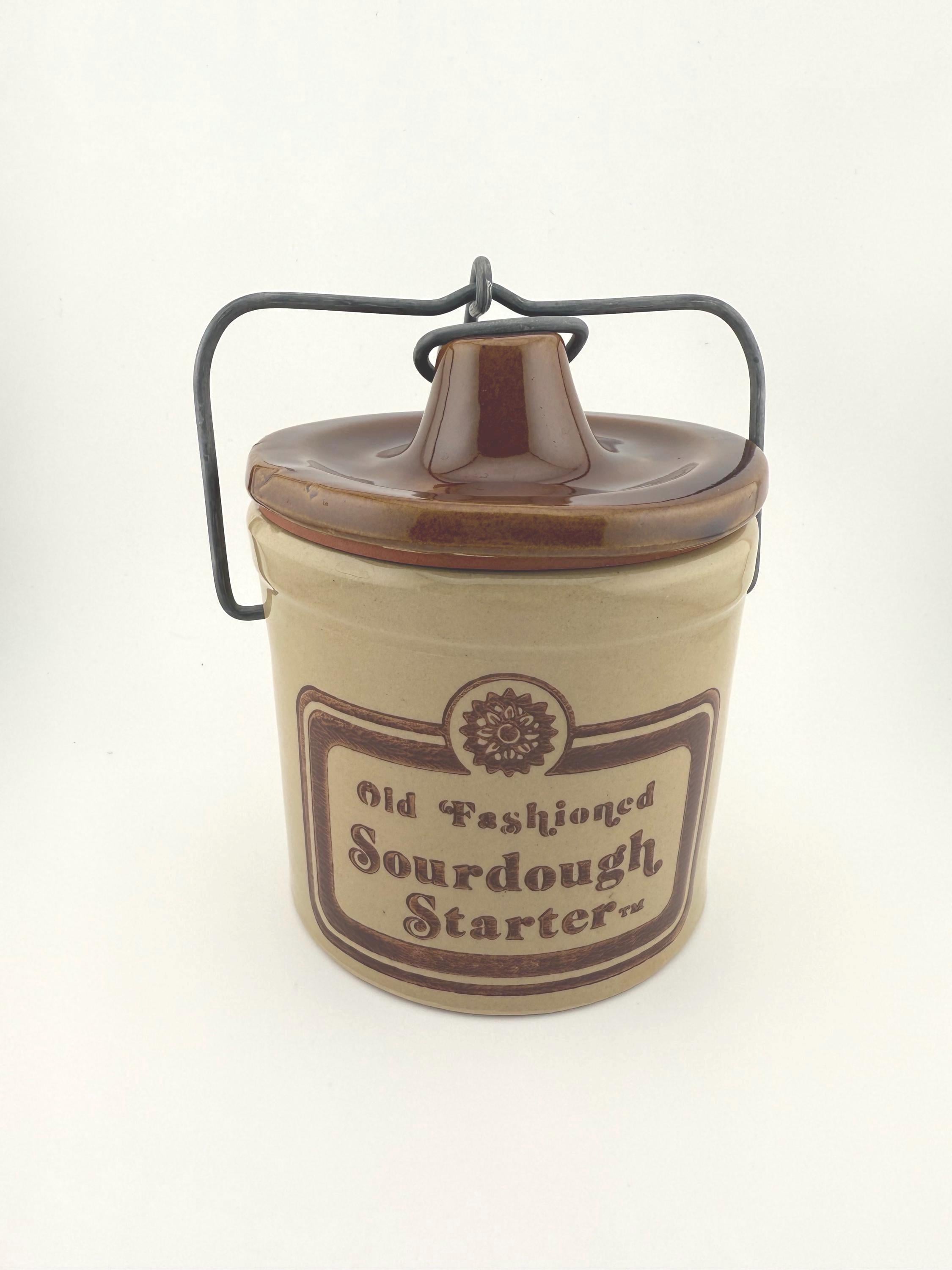 Old Fashioned Sourdough Starter Crock With Lid - Etsy