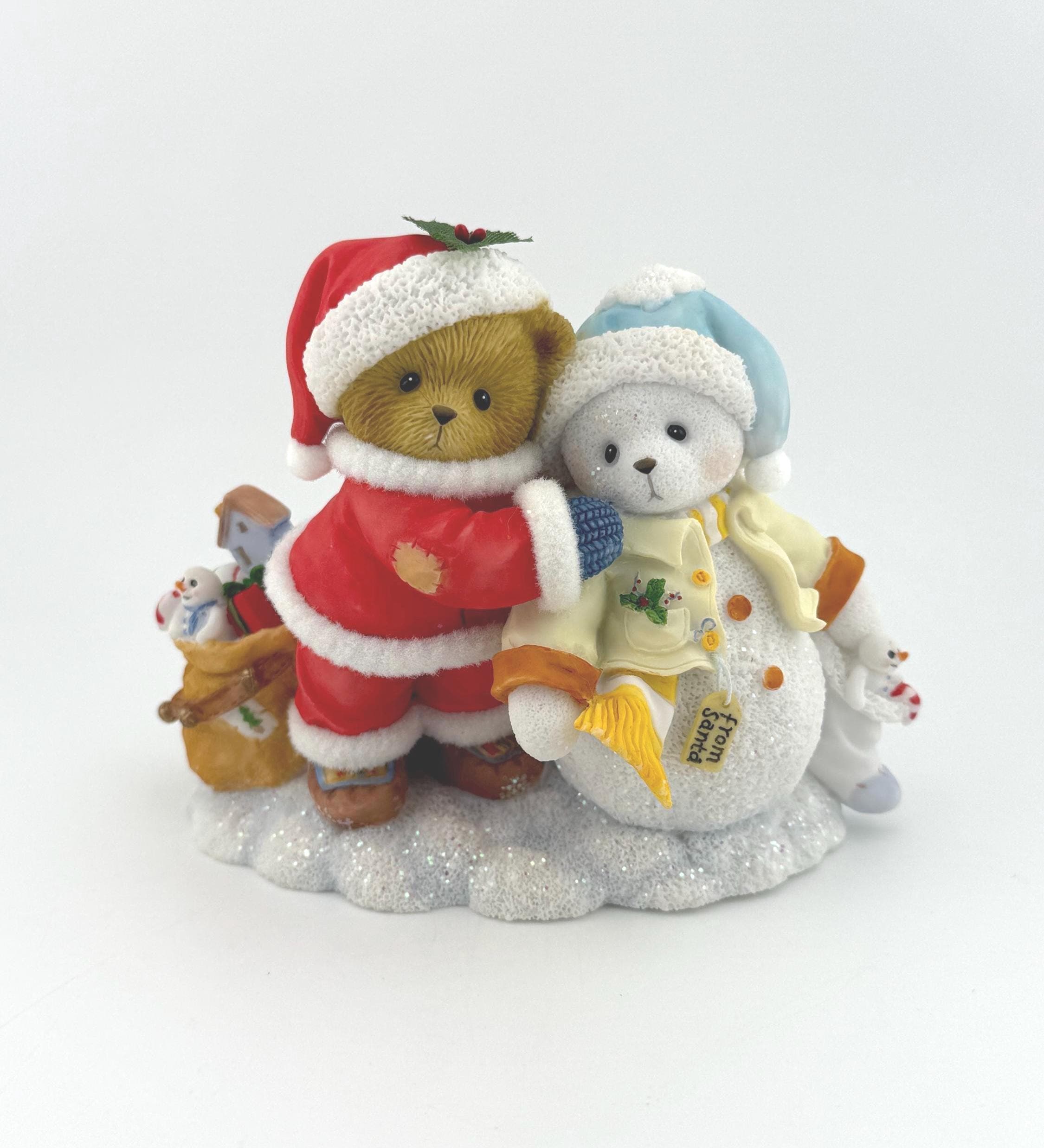 Cherished Teddies Santa Series - Etsy