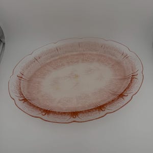 Jeanette Glass Cherry Blossom Serving Plate