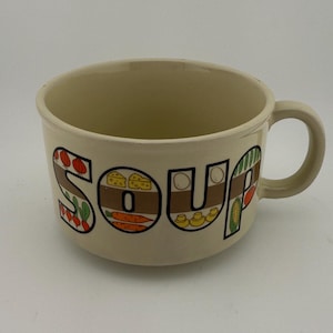 Retro Soup Mug