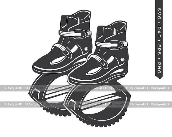 Kangoo Jumping Shoe Silhouette SVG Cut File Kangoo Jumps Svg - Etsy