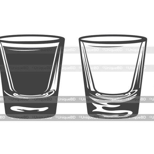 Shot Glass SVG Cut File Glass Icon Drinking Glass Svg Etsy
