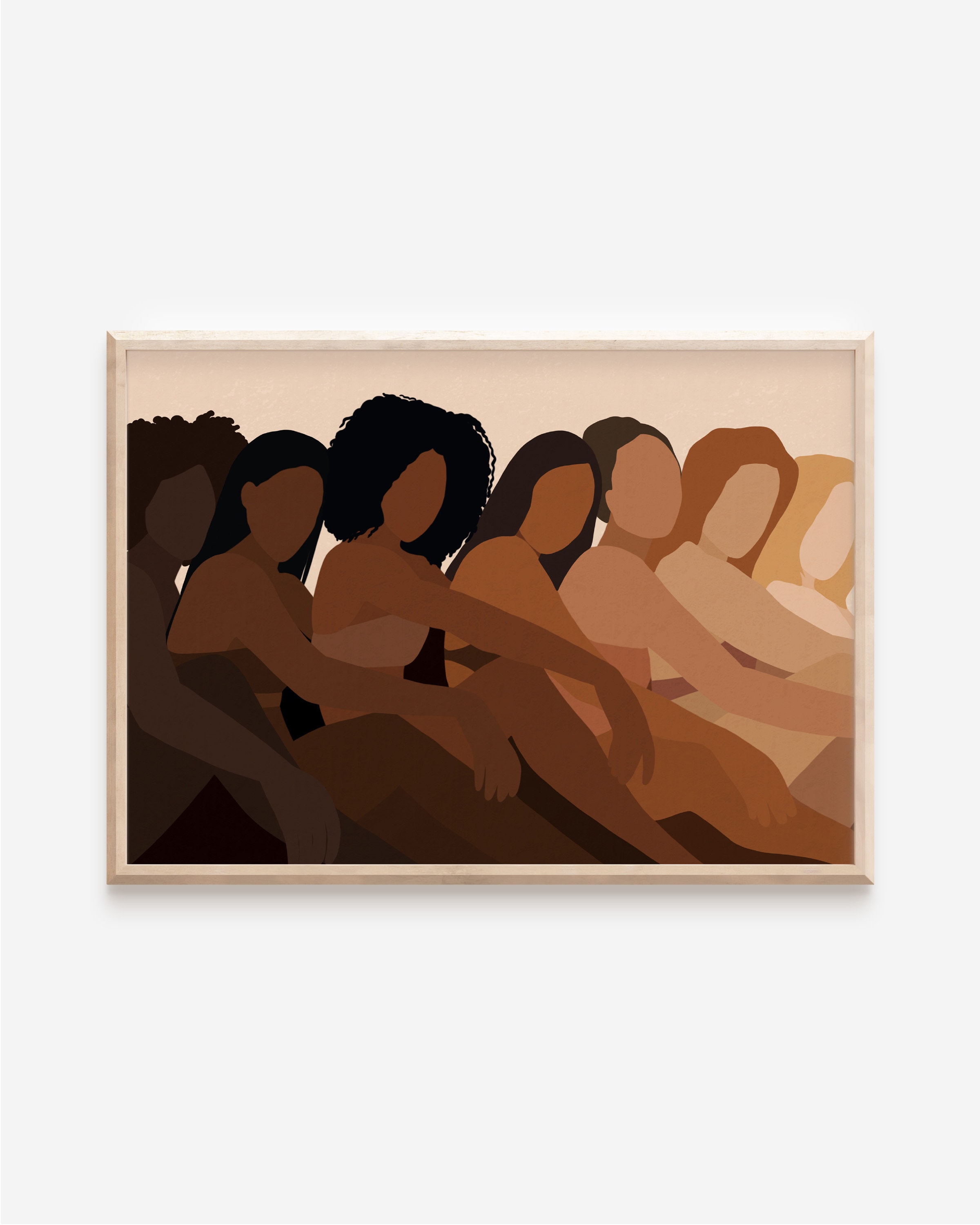 Nudi in tutti i colori/opere d'arte diverse/arte afroamericana/donne nere/emancipazione femminile/ritratti di donne/arte della melanina/diversità