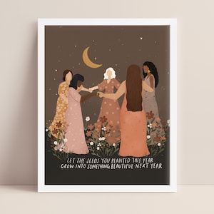 Self Love Art Print: Women Portrait, Motivational Quote (Digital Art)