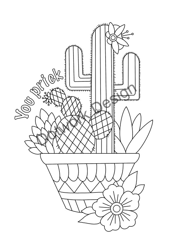 Download Offensive Colouring Adult Coloring Book Pdf Printable Etsy