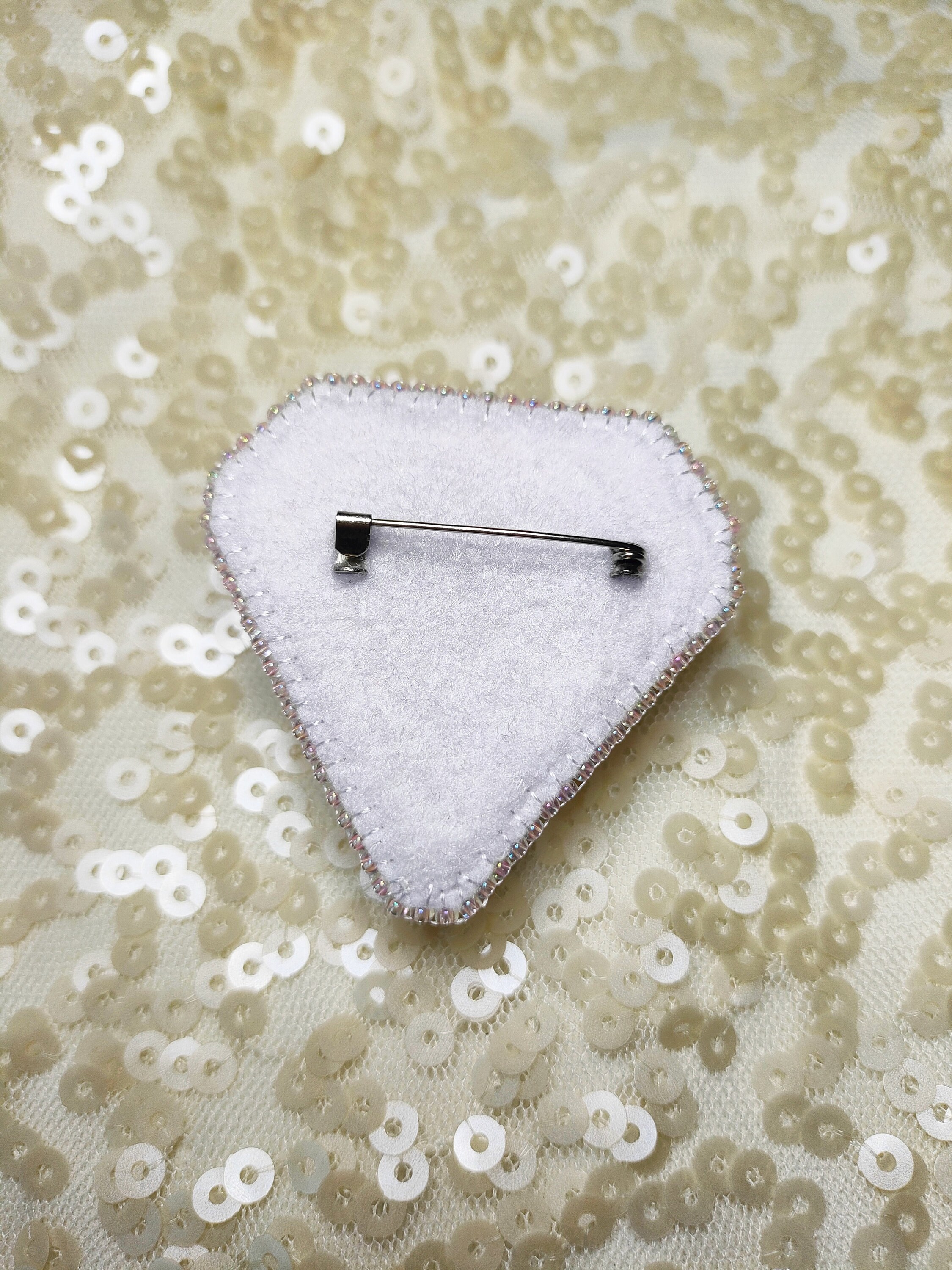 Kit de fabrication de bijoux DIY, broche en perles de rocaille « Flocon de neige ». Broderie de perles, décoration de perles de couture. - France