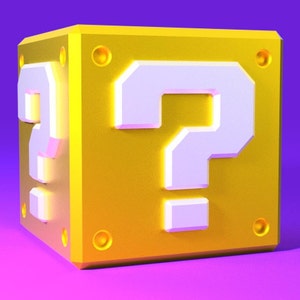 Mystery Box -  Block Prop - Tissue Box Decoration - [3D PRINT FILES]