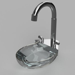 Human Themed Cat Sink - Cat Water Fountain Design - [3D PRINT FILES]