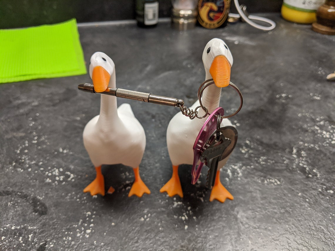 Untitled Goose Key Holder Entitled Goose Etsy