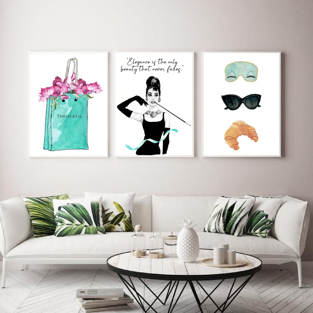 Set of 3 Printable Breakfast at Tiffany's Dining Room - Etsy