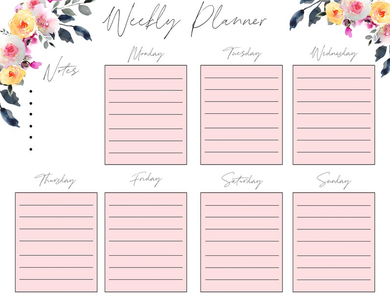 Printable Weekly Planner Printable - Il 794xN.3994196683 7cna 