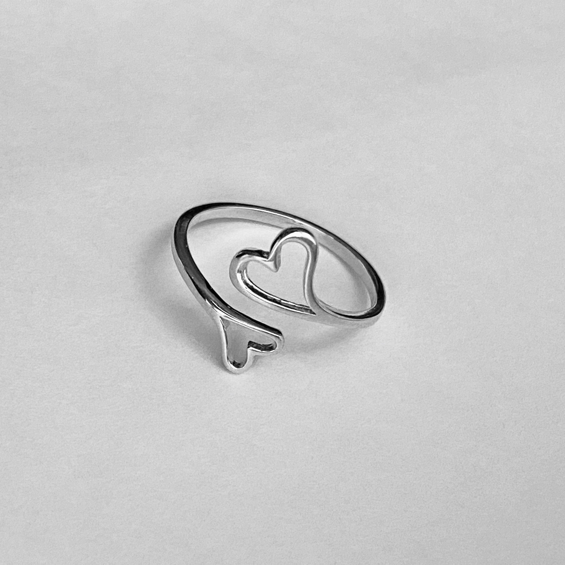 Anillo Corazon Tous Anillos Tous Mujer Anillo Doble De Plata
