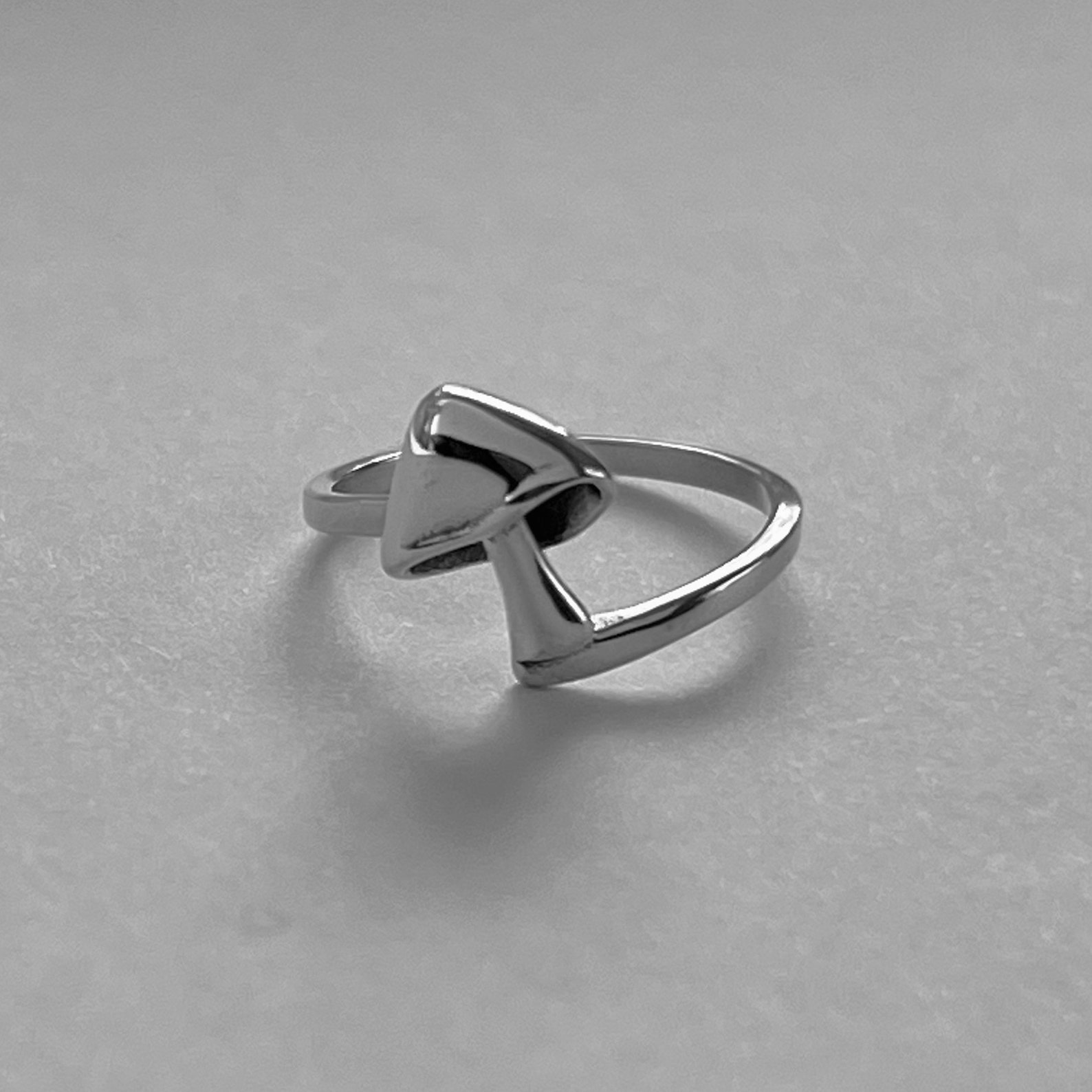 Sterling Silver Mushroom Ring Mushroom Ring Silver Mushroom Etsy