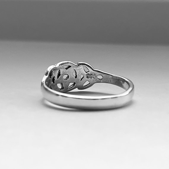 Moonlight Mysteries Celtic Triquetra Ring - Sterling Silver Knotwork Ring For Men & Women, Sizes 4-15, 5mm Wide - View #7