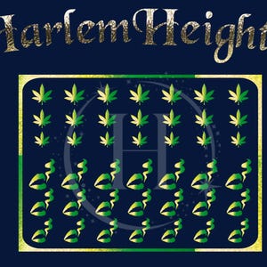 Marijuana set #1 Nail Stickers/Nail decals/Nail Art/Nail Vinyl/Vinyl Nail Decals /manicure/press on nails