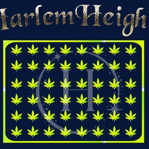 Marijuana leaf Nail Stickers/Nail decals/Nail Art/Nail Vinyl/Vinyl Nail Decals /manicure/press on nails