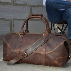 leather weekender bag duffel men personalized duffle bags leather weekend bag mens overnight bags travel gifts for him dad boyfriend holdall