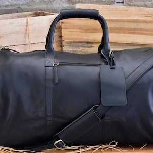 leather duffel bag weekender men black weekend valentine overnight bag duffle leather gym bag vacation full grain gifts for son personalized