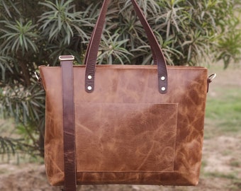 leather tote bag mothers anniversary gifts for her for women work bag large leather tote laptop bag work tote shoulder purse MOTHER day gift