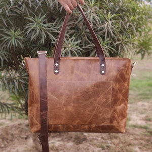 leather tote bag mothers anniversary gifts for her for women work bag large leather tote laptop bag work tote shoulder purse MOTHER day gift