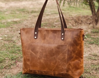 Bolso de mano de cuero, bolso de mano de cuero para mujer, bolso de mano suave personalizado, bolsos grandes, regalos para novia, bolsos para computadora portátil, regalos de navidad personalizados, bolsos de hombro