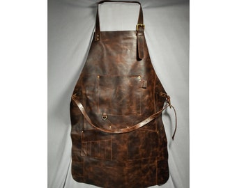 leather apron men woodworking apron blacksmith apron valentines gift for him apron for men strap apron with logo custom apron personalized