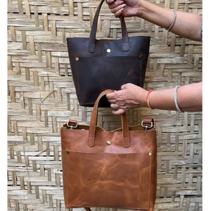 Mini-Tragetasche Leder kleine Umhängetasche Handtasche Tote Damen Geschenk für Freundin Frau personalisierte braune Leder Handtasche Jahrestag Geschenktaschen