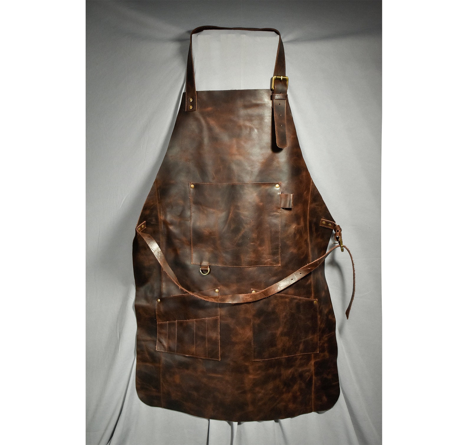 Leather Apron Men Woodworking Apron Blacksmith Apron Leather Etsy