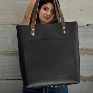 Each piece is beautifully handmade with full grain leather with a warranty of a lifetime, its just a high quality leather with no break or tear - durable yet elegant making is an everyday carry- on tote.