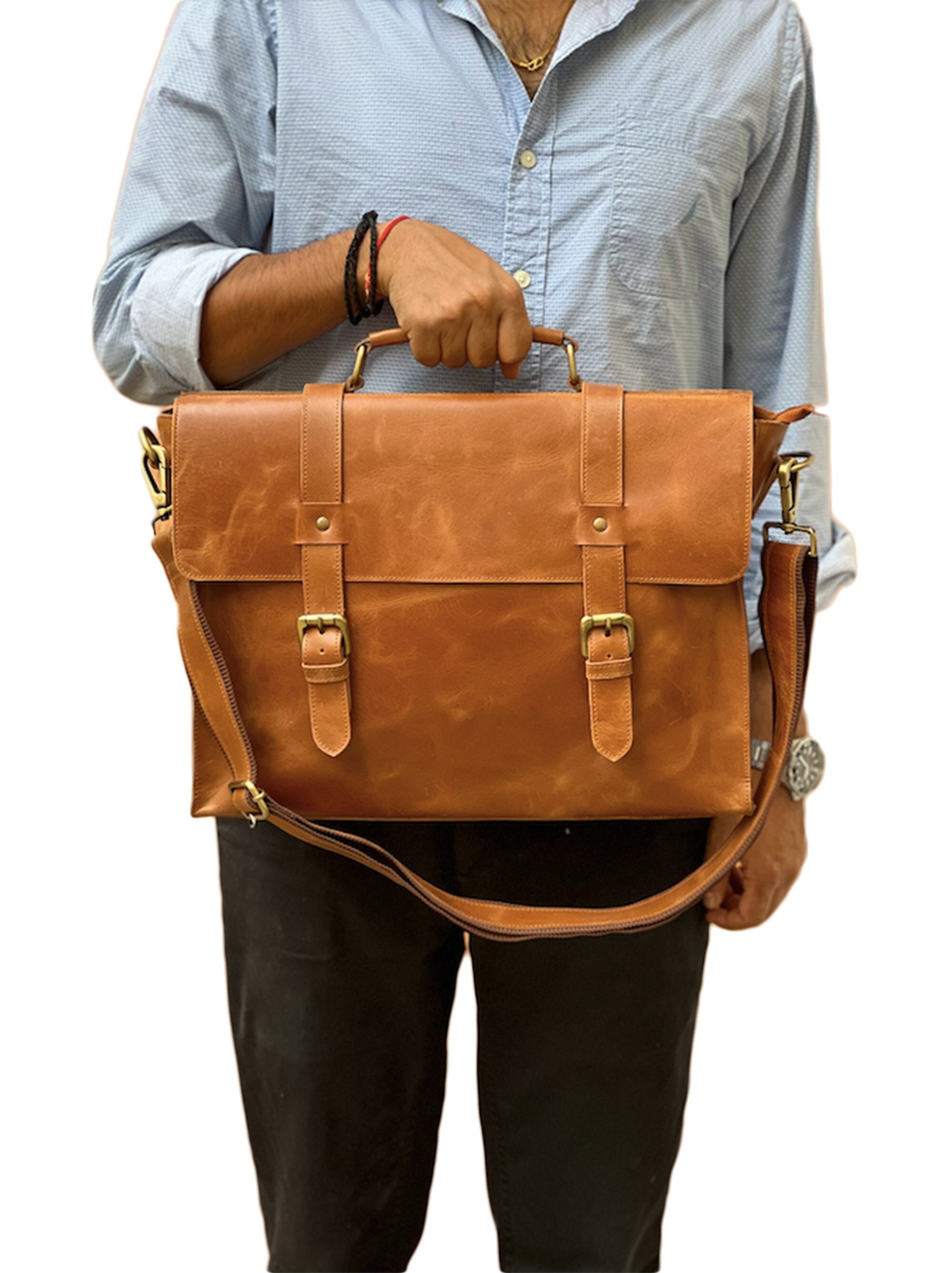 New Men's Handbag Male Bag Men Shoulder Messenger Bag Large