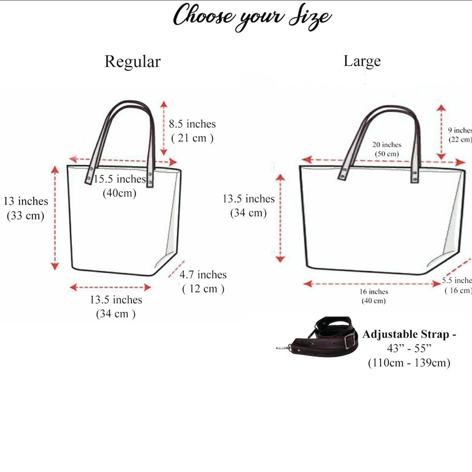 Leather Tote Bag Personalized Gift for Women Personalized Leather Gift